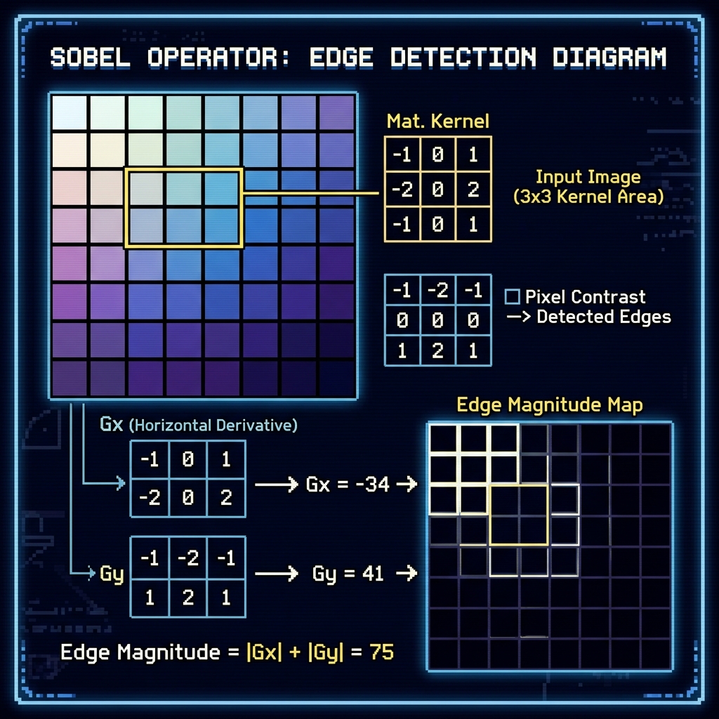 Sobel Operator Diagram